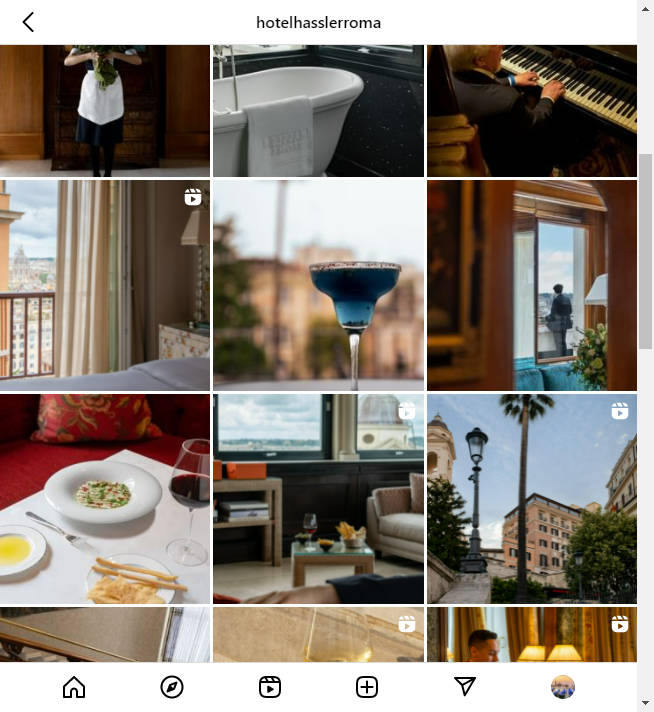 Instagram Hotel Account