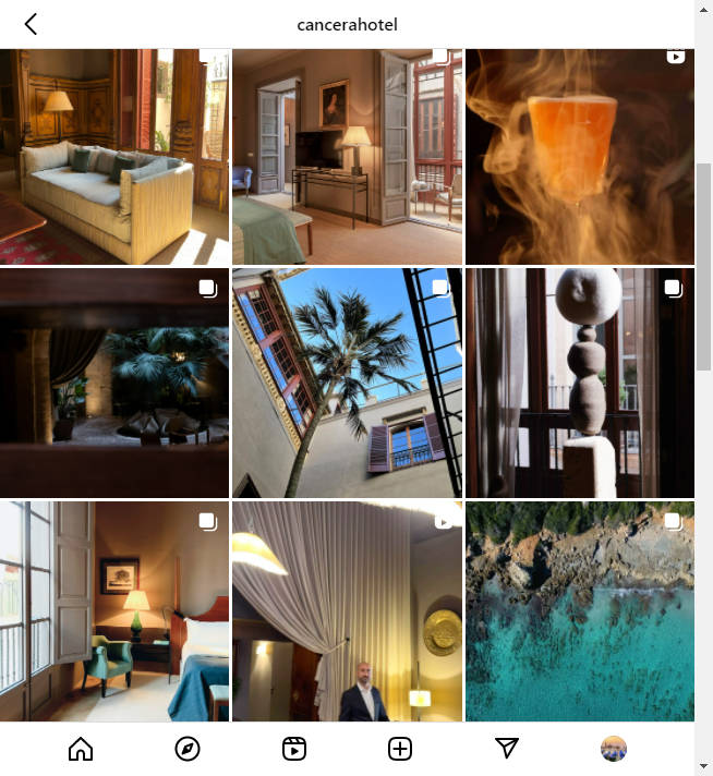 Instagram Hotel Account