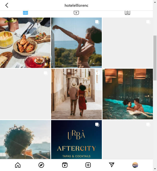 Instagram Hotel Account