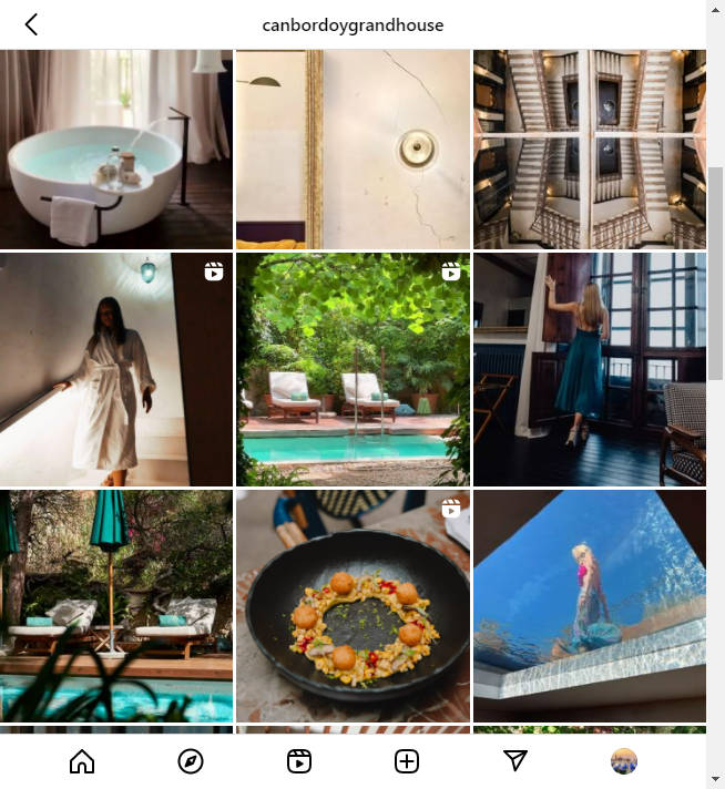 Instagram Hotel Account