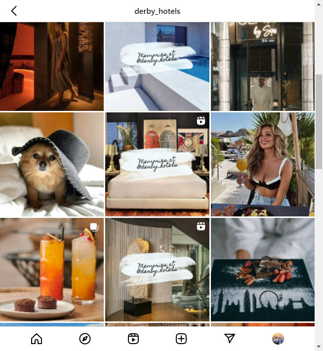 Instagram Hotel Account