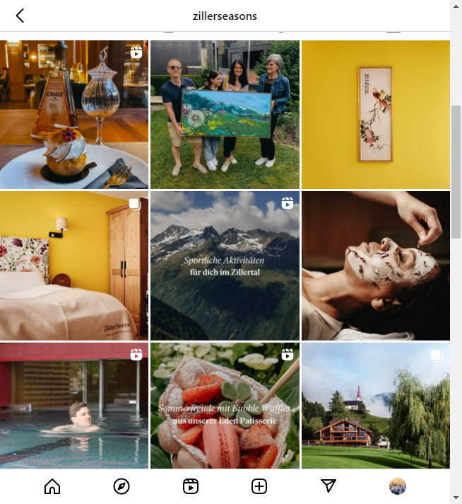 Instagram Hotel Account