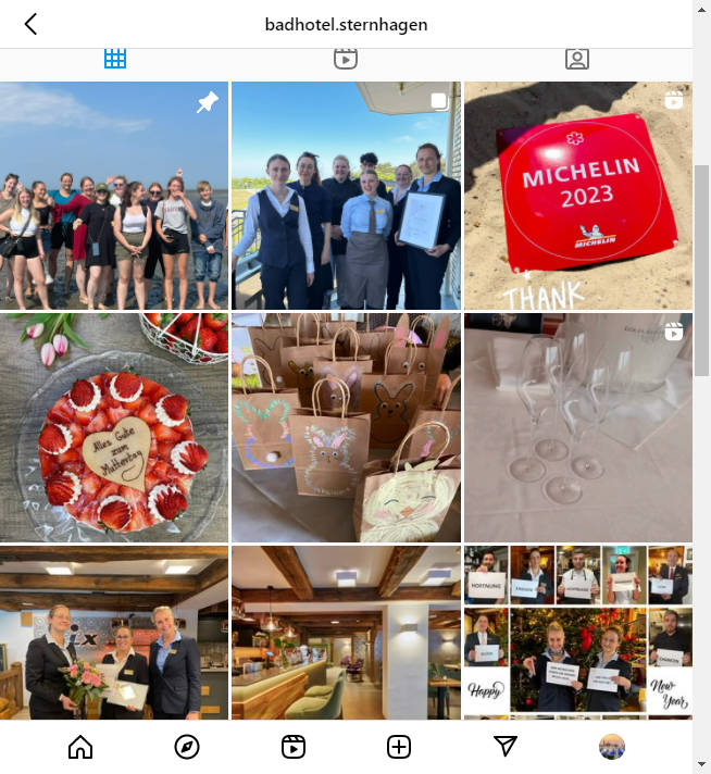 Instagram Hotel Account
