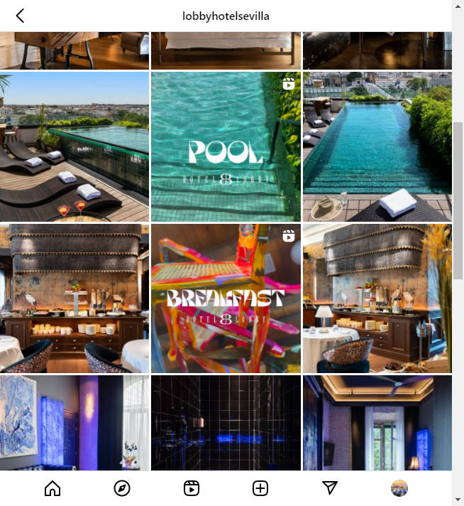 Instagram Hotel Account