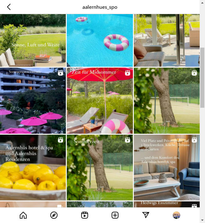 Instagram Hotel Account
