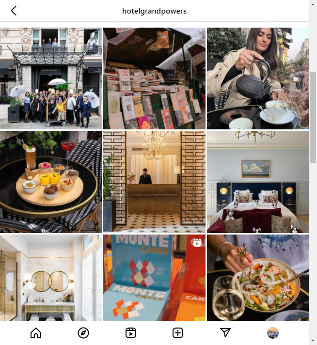 Instagram Hotel Account