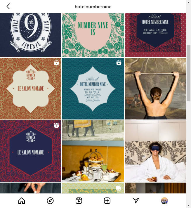 Instagram Hotel Account