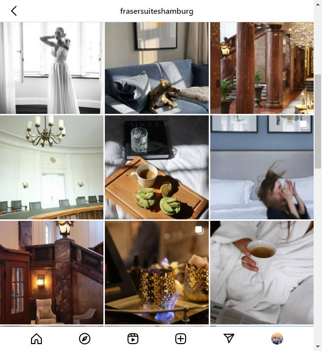 Instagram Hotel Account