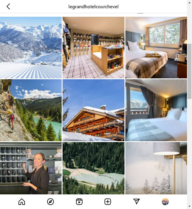 Instagram Hotel Account