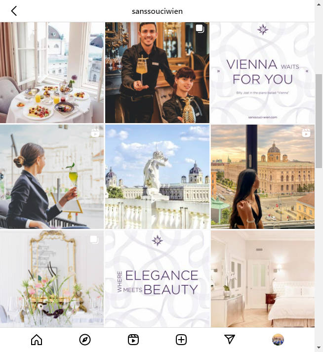 Instagram Hotel Account