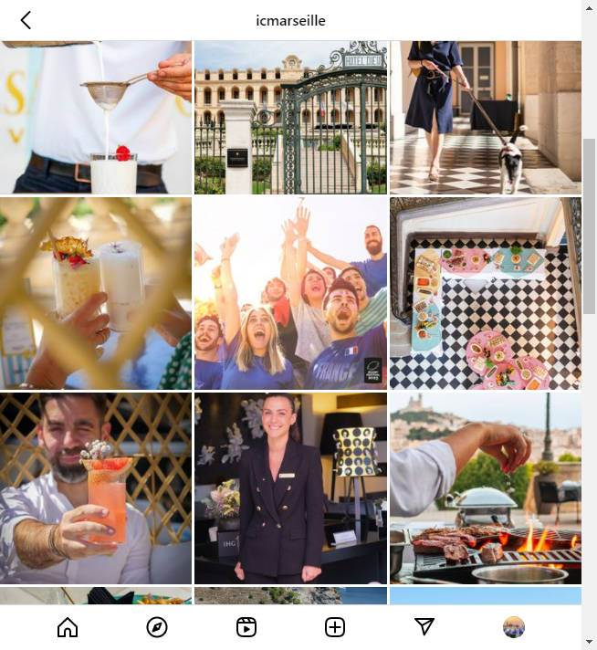 Instagram Hotel Account