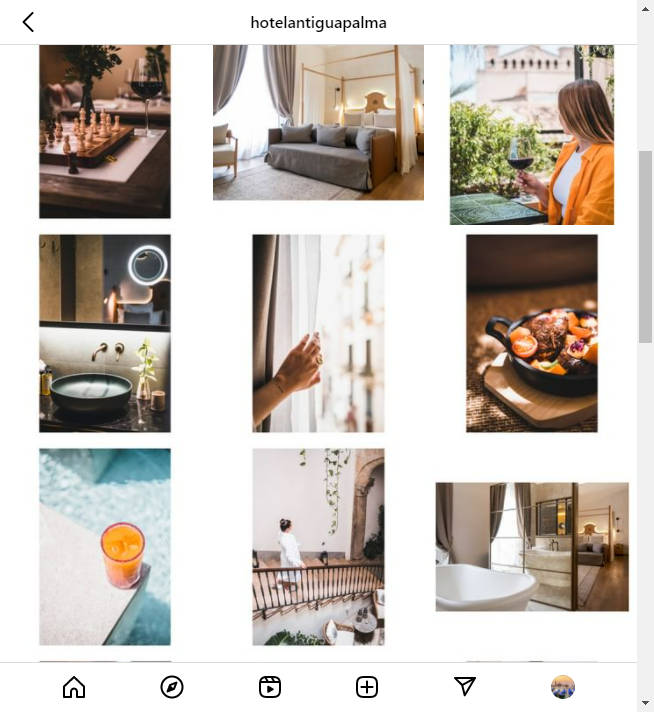 Instagram Hotel Account