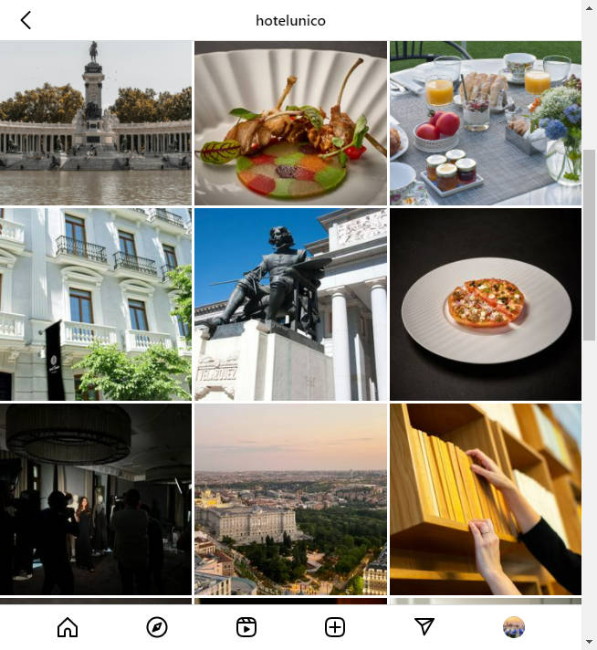 Instagram Hotel Account