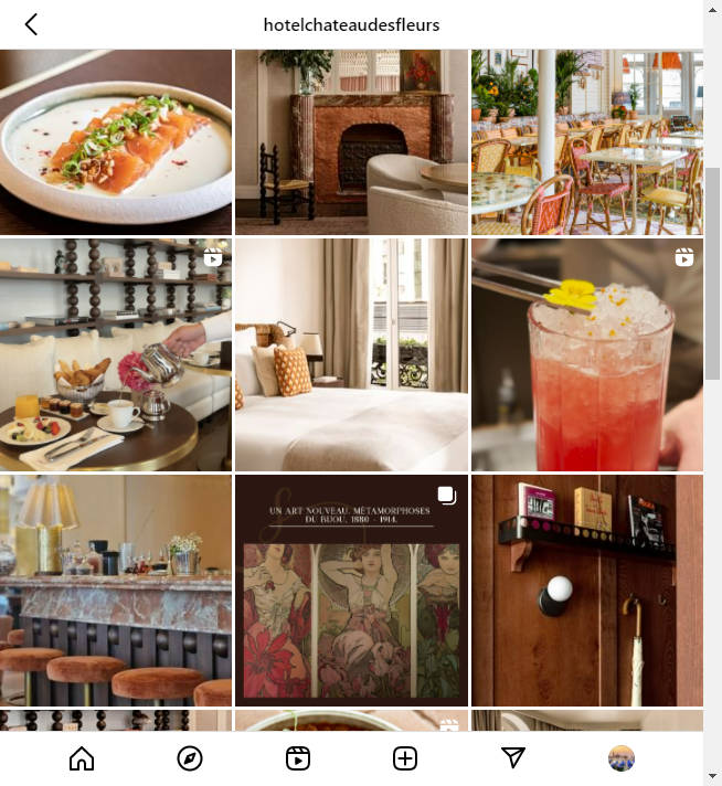 Instagram Hotel Account