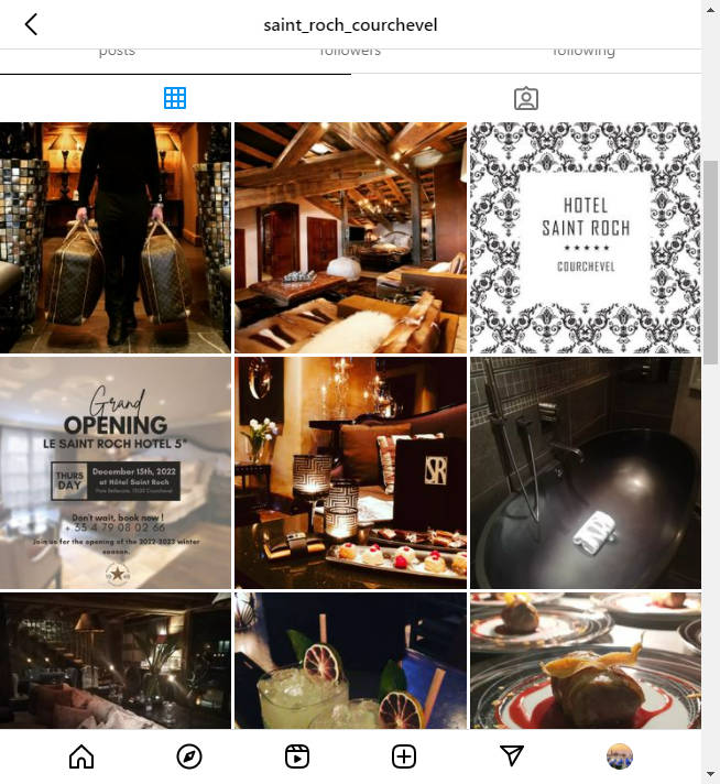 Instagram Hotel Account