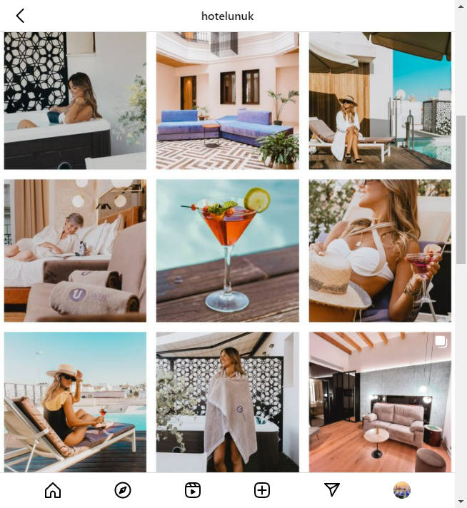 Instagram Hotel Account