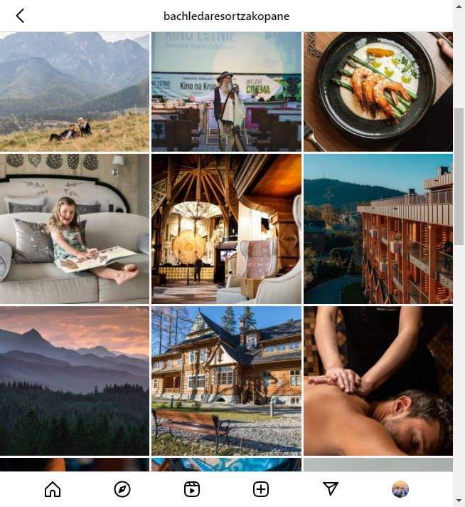 Instagram Hotel Account