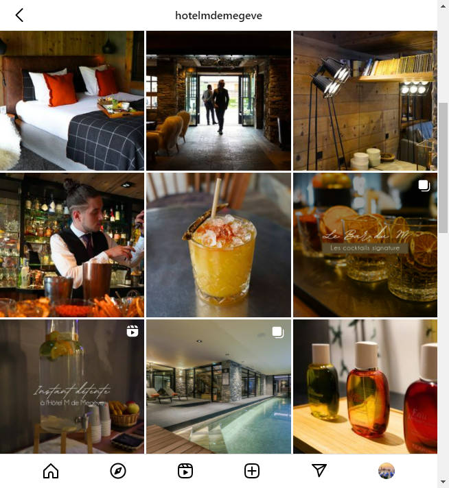 Instagram Hotel Account