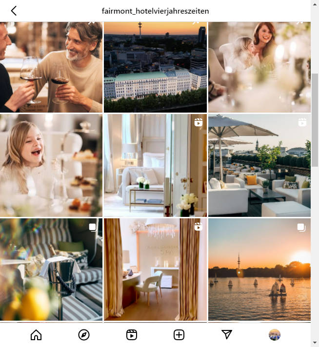 Instagram Hotel Account