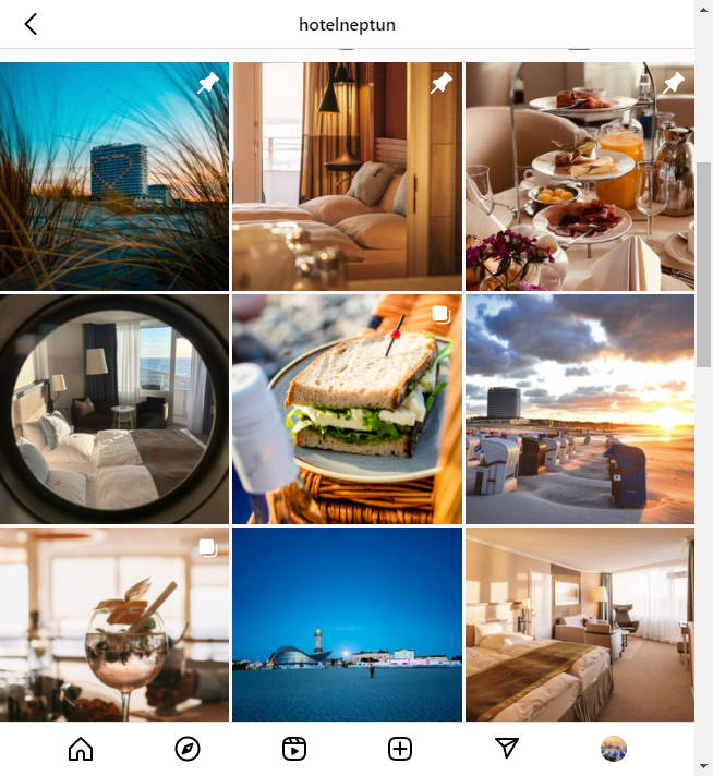 Instagram Hotel Account
