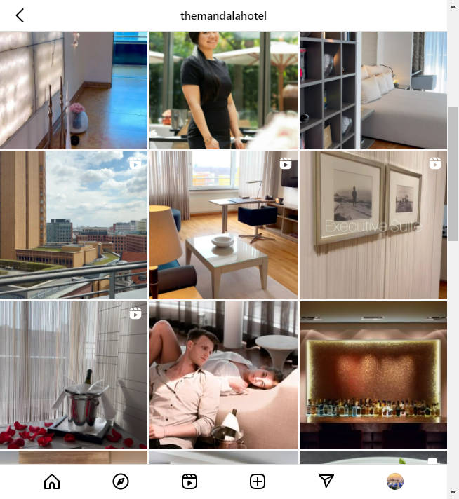 Instagram Hotel Account