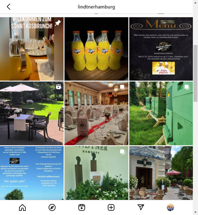Instagram Hotel Account