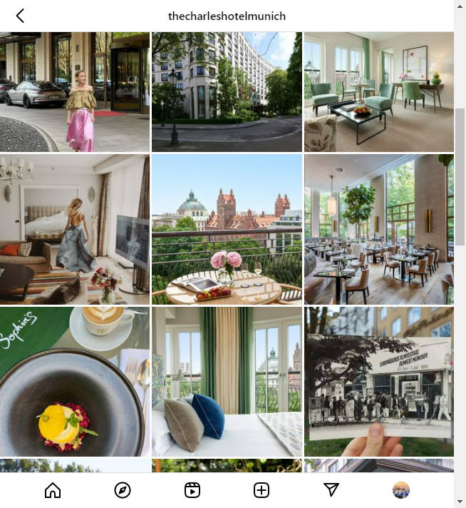 Instagram Hotel Account