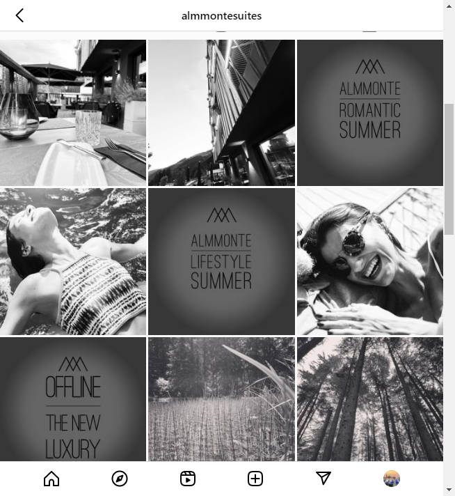 Instagram Hotel Account