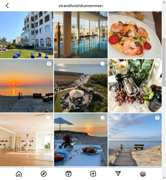 Instagram Hotel Account