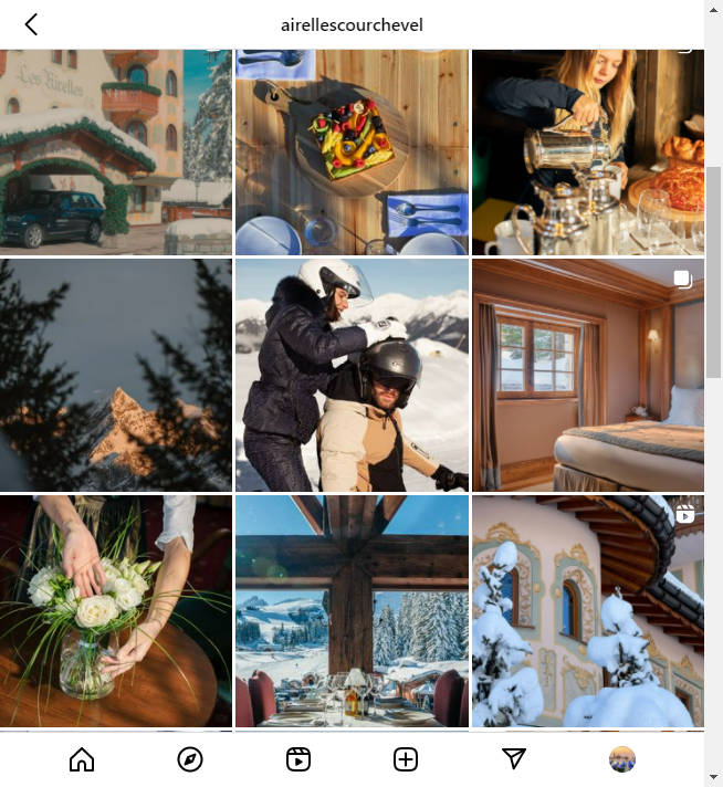 Instagram Hotel Account