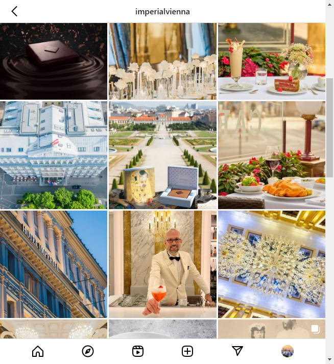 Instagram Hotel Account