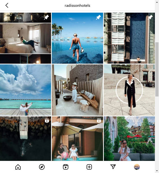 Instagram Hotel Account