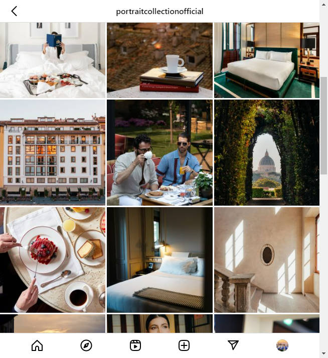 Instagram Hotel Account