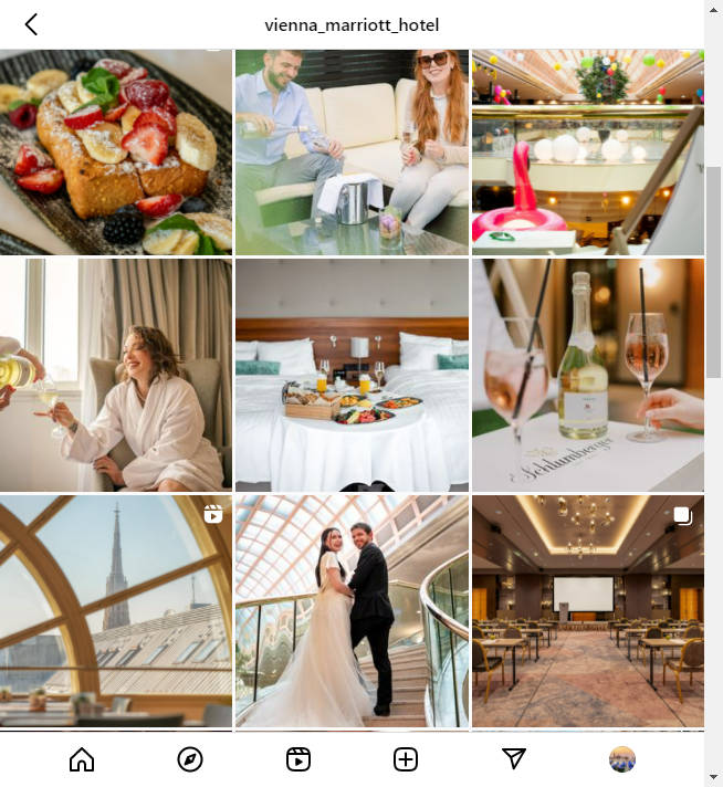 Instagram Hotel Account