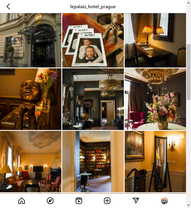 Instagram Hotel Account
