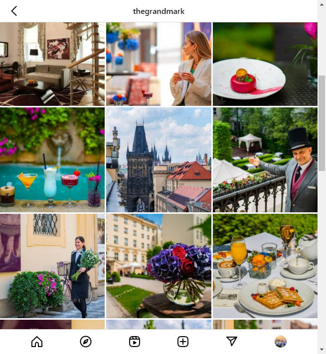 Instagram Hotel Account