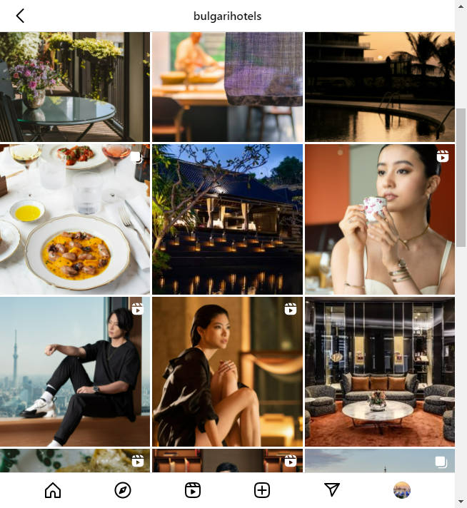 Instagram Hotel Account