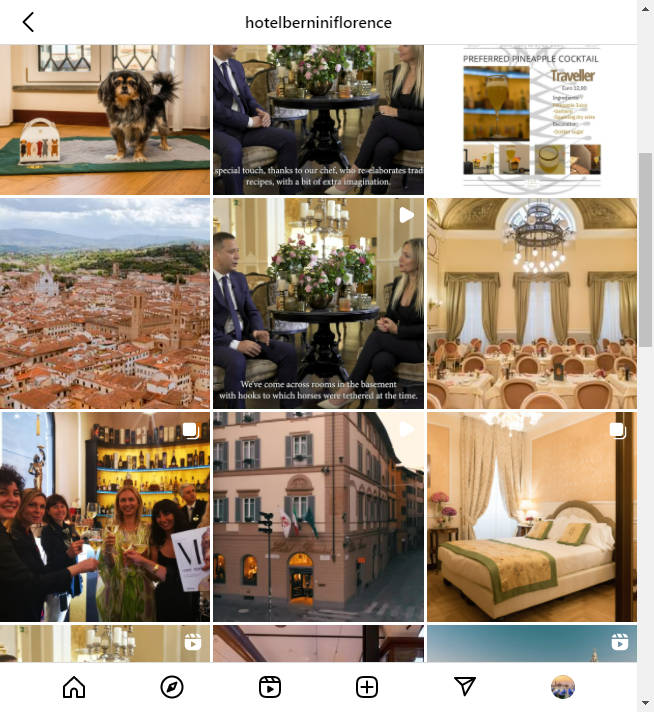 Instagram Hotel Account