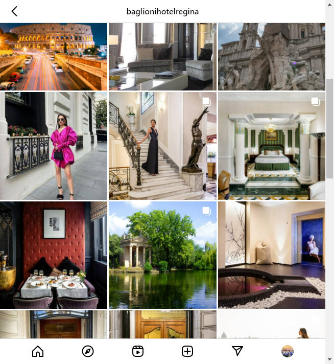 Instagram Hotel Account