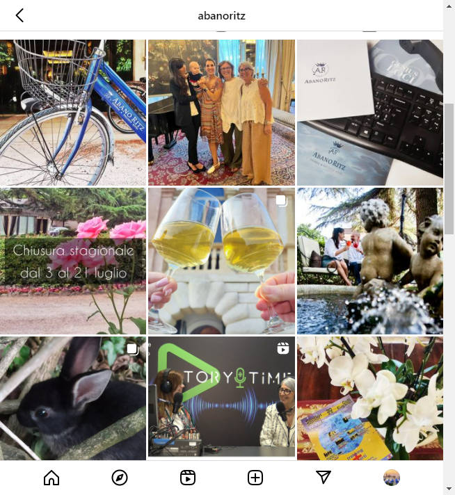 Instagram Hotel Account