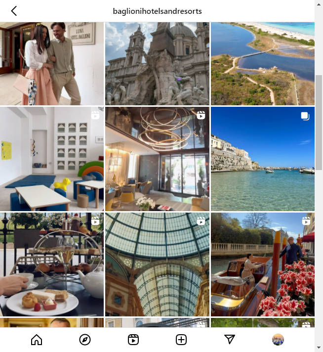 Instagram Hotel Account