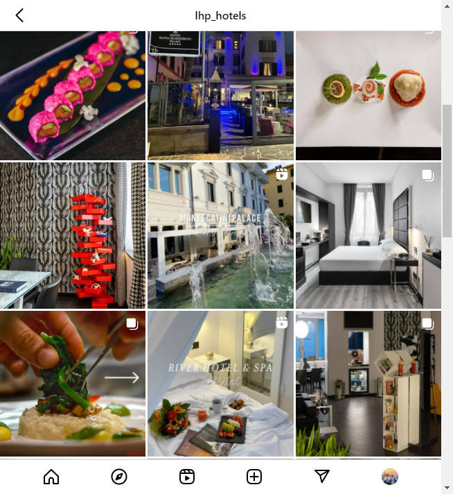 Instagram Hotel Account