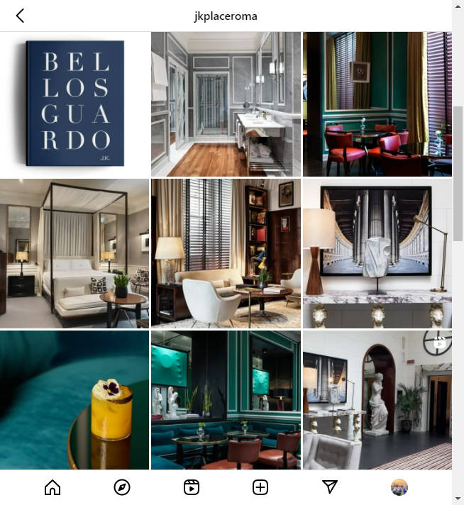 Instagram Hotel Account