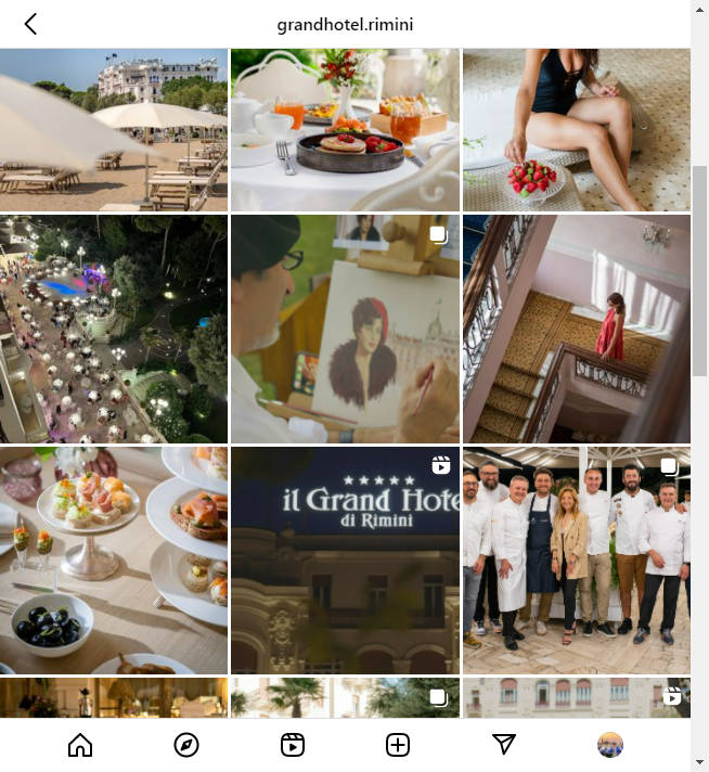 Instagram Hotel Account