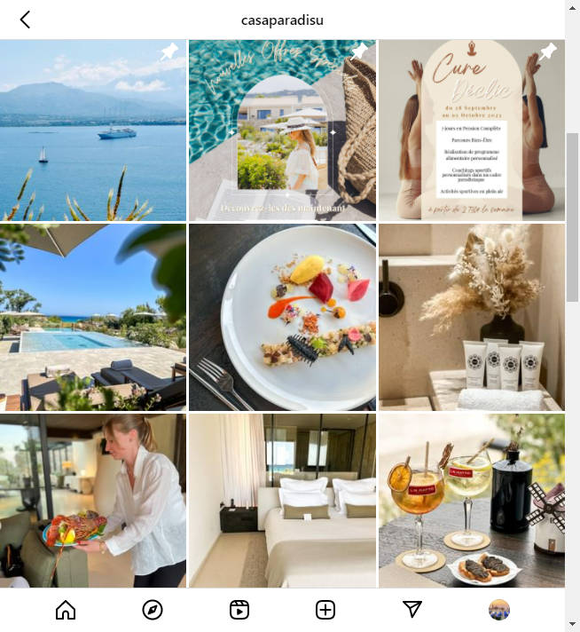 Instagram Hotel Account