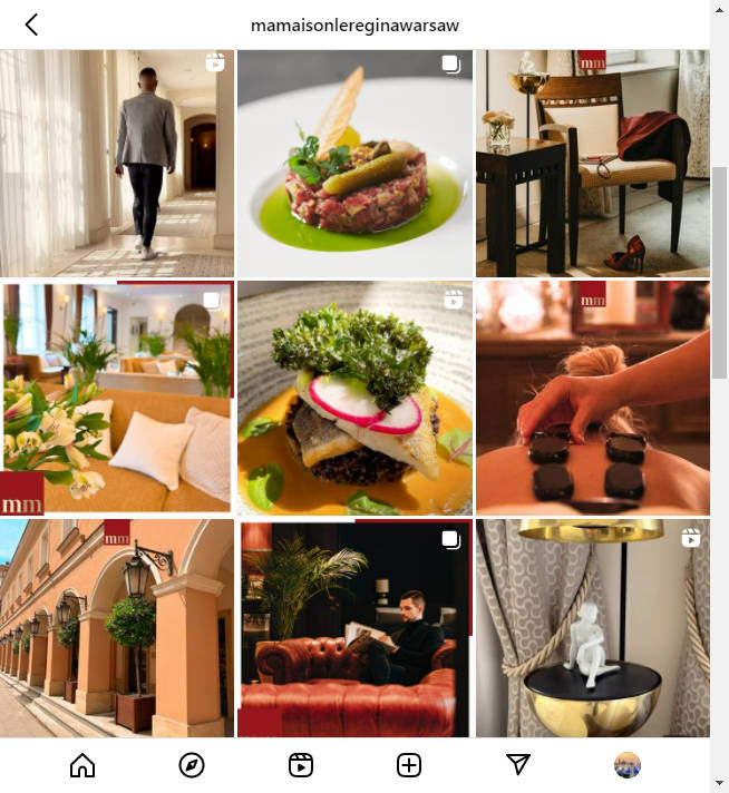 Instagram Hotel Account