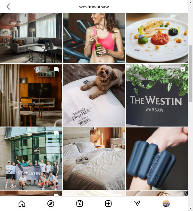 Instagram Hotel Account
