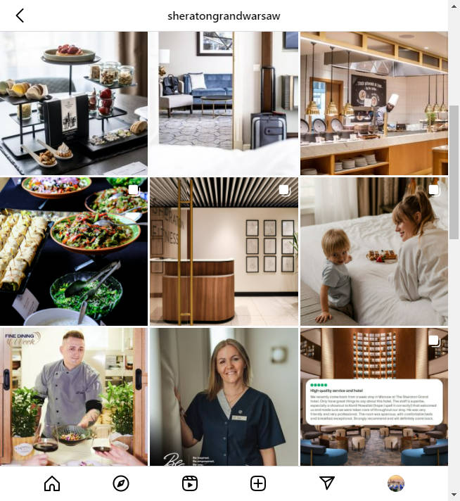 Instagram Hotel Account