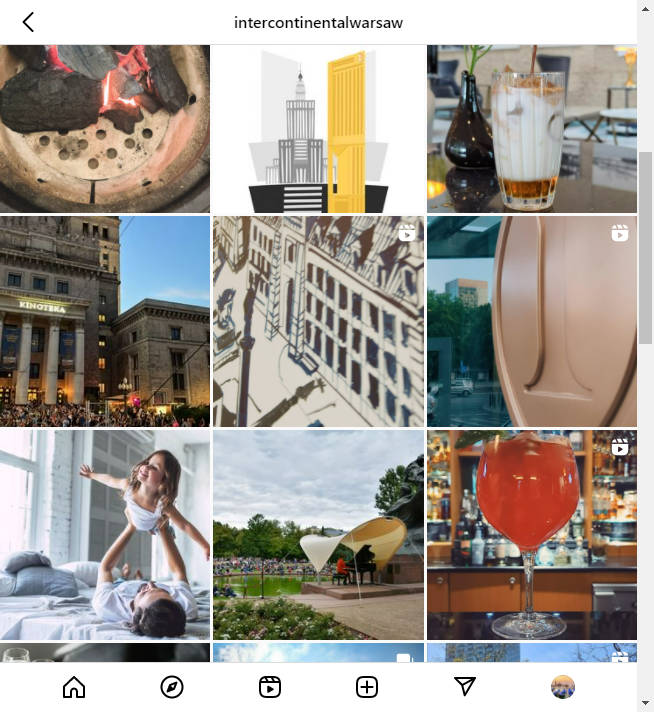 Instagram Hotel Account