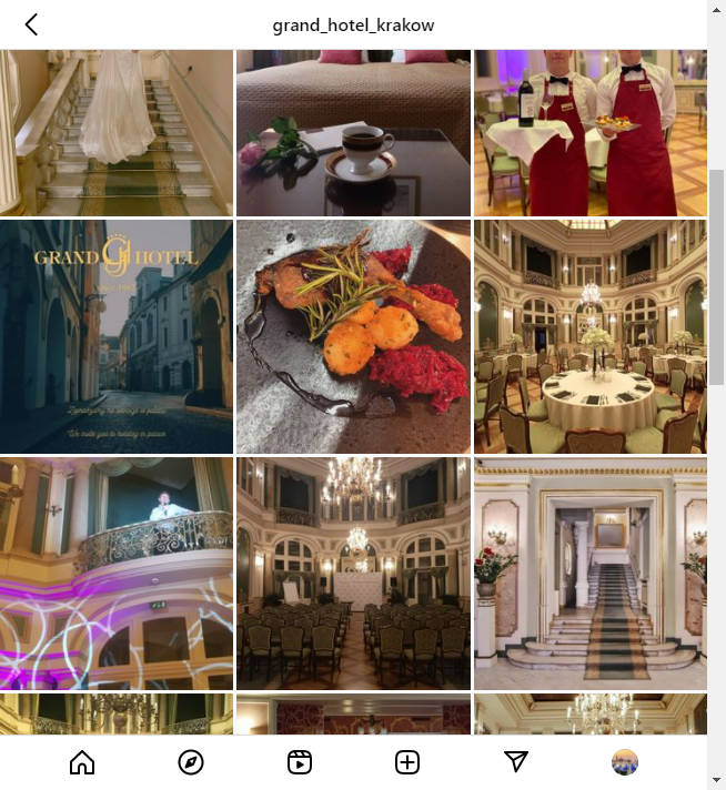 Instagram Hotel Account